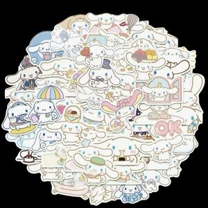 10 for $25 Pack of 25 Girls Cinnamoroll Stickers